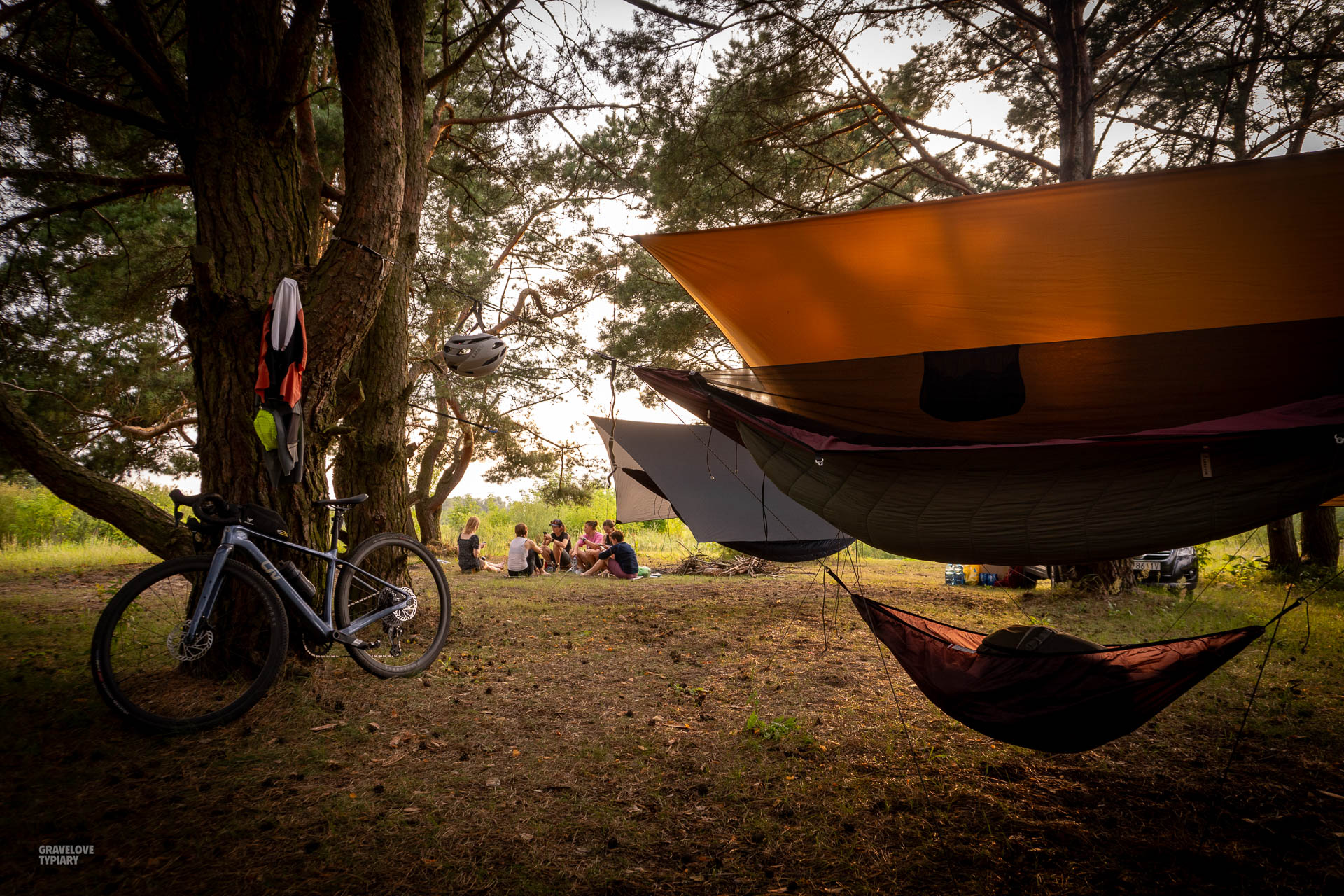 bikepacking i hamaki